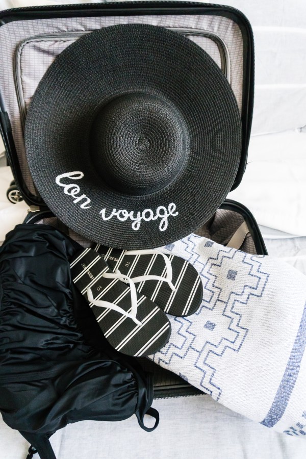 packing for a spa day